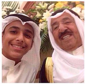 صورة: ‘سيلفي’ لأمير الإنسانية الشيخ صباح الأحمد