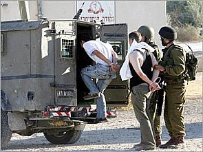 اعتقال 19 فلسطينيا في الخلي والقدس ونابلس