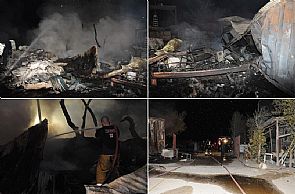 بالصور.. حريق هائل بالصليبية يستنفر الإطفاء
