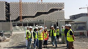 العمارة والمهندسين الصناعيين زاروا المدينة الجامعية