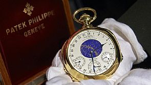 ساعة جيب ذهبية تباع في المزاد العلني بـ 24 مليون دولار