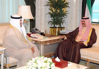 سمو نائب الامير وولي العهد يستقبل رئيس جهاز الأمن الوطني