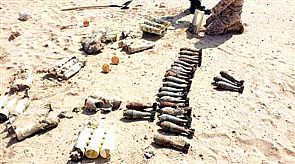 حفريات في الشدادية كشفت عن ذخيرة