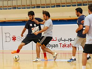 فريق بي سيف تغلب على نادي عمار عابدين