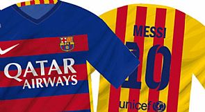 برشلونة يغير زيه الرسمي لأول مرة منذ 115 عاماً