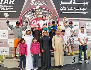 الفاضل ثانياً في بطولة قطر للدراجات المائية
