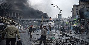 مصرع شخصين نتيجة عمليات القصف في اوكرانيا