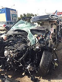 السرعة تتسبب بمصرع شاب في حادث تصادم