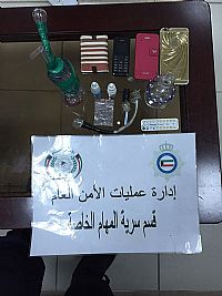 ضبط بدون بعد ساعات من هروبه من رجل الامن