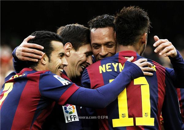برشلونة يكتسح ليفانتي ويواصل مطاردة ريال مدريد