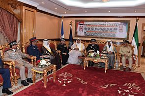 تخريج دفعة من الضباط بأكاديمية سعد العبد الله