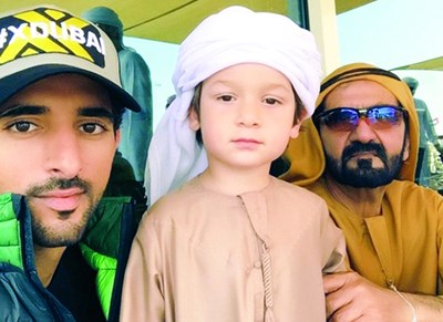 شاهد.. ولي عهد دبي ينشر صورة مع أخيه زايد