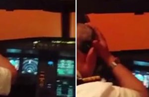 بالفيديو.. طيار سعوديّ يوثق عاصفة الغبار من طائرته