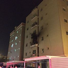 ‏حريق عمارة في المهبولة