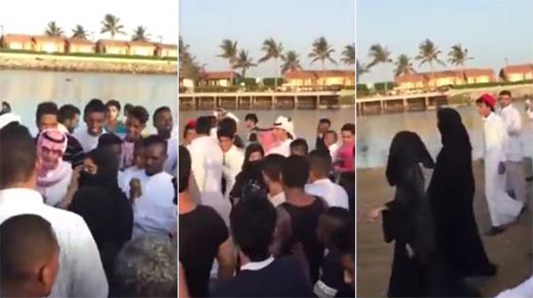 فيديو: تحرش جماعي بفتاتين في أحد متنزهات جدة