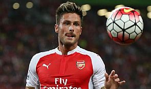 آرسنال يجدد عقد أوليفيه جيرو حتى 2018