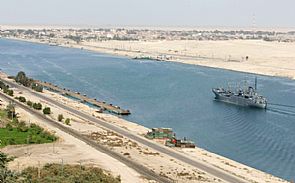 بدء التشغيل التجريبي لقناة السويس الجديدة