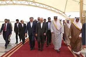 وزير خارجية ايران يصل الى البلاد