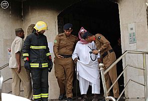 إصابة 25 شخصا في حريق عمارة بمكة