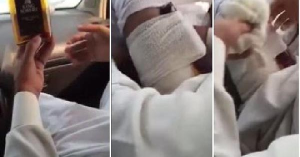 فيديو: شاب يستخدم حيلة جديدة لتهريب خمور عبر جسر الملك فهد