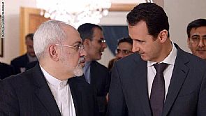 ظريف يلتقي بالأسد