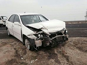 حادث مروع على طريق الملك فهد‎