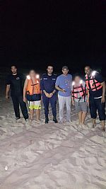 انقاذ شخصين في بحر المهبولة