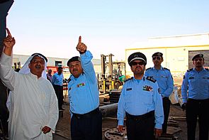 الإطفاء تفقدت موقع مصنع الزيوت بالأحمدي لتقييم الحادث