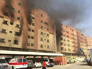 ارتفاع الوفيات لـ 6 حالات و206 مصابين في حريق مجمع سكني في ‘ارامكو’ السعودية