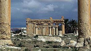 داعش يدمر معبد بل في تدمر بسوريا