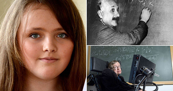 صور: طفلة بريطانية تتفوق على أينشتاين وهوكينغ وتصبح أذكى شخص في العالم