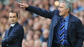 شجار بين مورينيو ومدير افرتون روبرتو مارتينيز