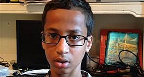 اوباما يعتذر لطفل مسلم، اخترع ساعة فأعتقلته الشرطة ظنا انها قنبلة