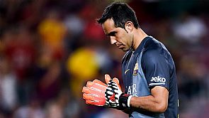 الإصابة تبعد حارس برشلونة برافو 3 أسابيع