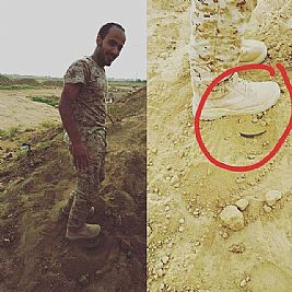 بالصور/ جندي سعودي ينقذ زميله من الموت