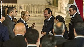 توافق مصري تونسي على محاربة الإرهاب و’حل سياسي’ بليبيا وسوريا