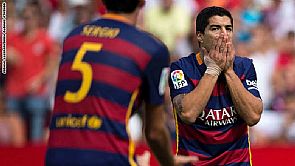 خسارة برشلونة أمام اشبيلية للمرة الثانية