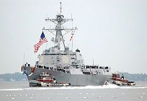 أمريكا ترسل مدمرة بحرية بالقرب من بحر الصين