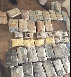 بالفيديو/ إحباط كمية ضخمة من المخدرات