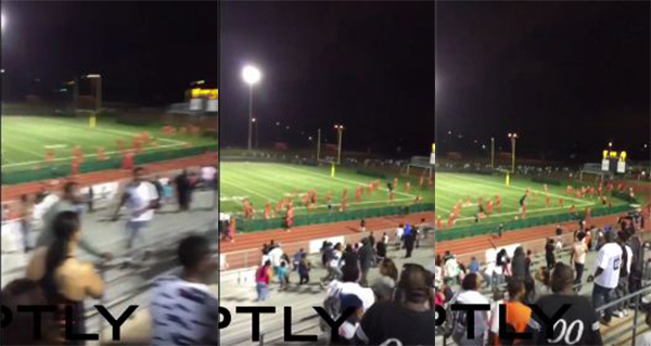 فيديو: مشجعو مباراة كرة قدم أمريكية يفرون بعد سماع صوت رصاص