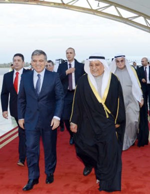 عبدالله غول وصل إلى البلاد في زيارة رسمية