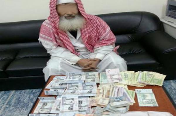 11 ألف ريال حصيلة تسول يوم واحد لوافد عربي بالطائف