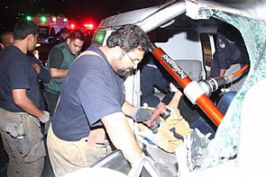 انحشار سيدتين في حادث تصادم على ‘الرابع’