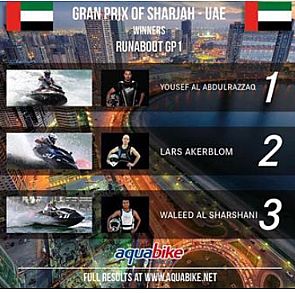 العبدالرزاق يحرز لقب بطولة العالم بالدراجات المائية