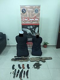 ضبط مواطنين بكلاشنكوف في سعد العبدالله