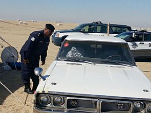 ضبط 30 مركبة بحملة مرورية على الجواخير