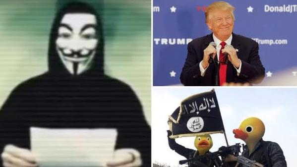 بعد آرائه العنصرية تجاه المسلمين.. أنونيموس تغلق موقع ترامب