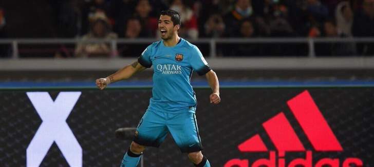 «برشلونة» يعبر «غوانزو» بثلاثية سواريز ويواجه «ريفر بليت» في نهائي مونديال العالم