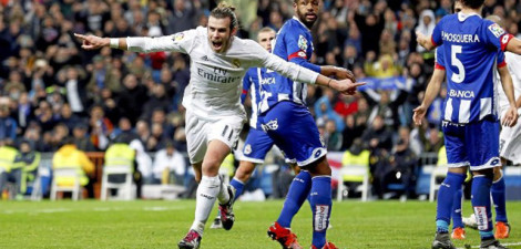 ريال مدريد يحتفل بزيدان بخماسية في ديبورتيفو لاكورونيا