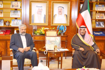 الخالد يجدد التأكيد لنائب وزير خارجية ايران على رفض الكويت للاعتداء على سفارة السعودية